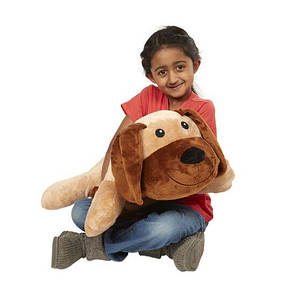 М'яка іграшка подушка собака Melissa&Doug, фото 3