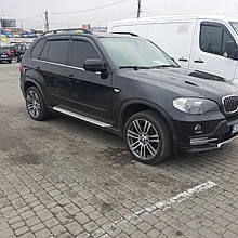 Дефлектори вікон (вітровики) BMW X5 2007R.-> 5D 4шт(HIC)