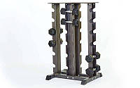 Подставка (стойка) для гантелей 12 пар (р-р 113 х66 х58 см)