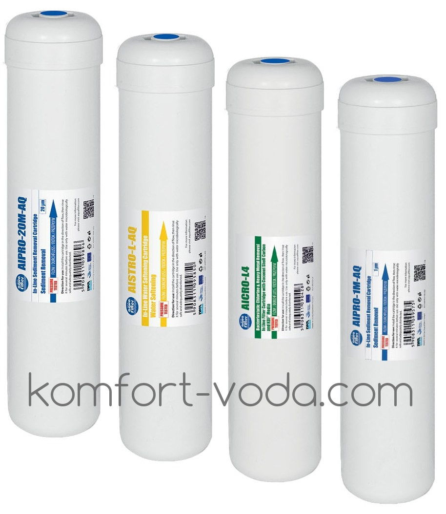Комплект лінійних картр. Aquafilter EXCITO-ST-CRT