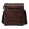 Акція! Чоловіча сумка Polo Leather+ Клатч Baellerry Italia Подарунок! Коричневий, фото 3