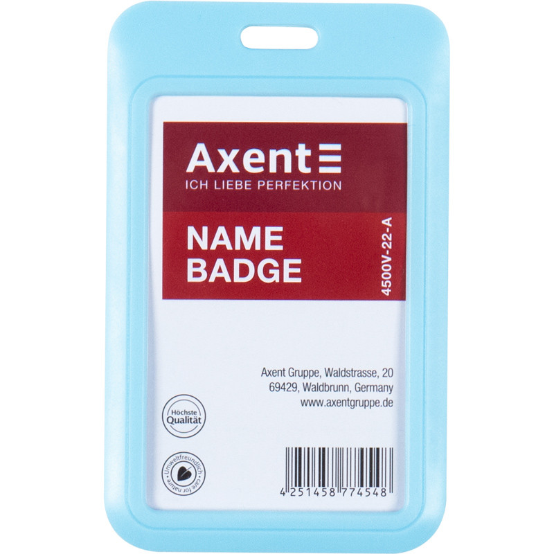 Бейдж-слайдер вертикальний (54х85мм)