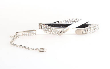 Жіночий ремінь ланцюжок Dovhani W170172616 110 см Біла