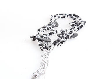 Жіночий ремінь ланцюжок Dovhani W170182619 110 см Сіра