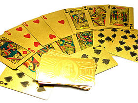 Карти гральні пластикові "Золото" (9х6х2 см)