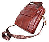 Чоловіча шкіряна сумка A8861-3Redcoff828 Червоно-Коричнева, фото 8
