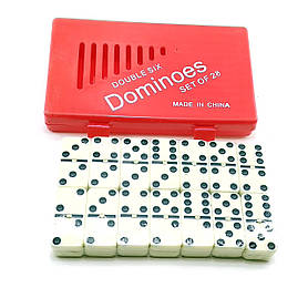Доміно у червоному кейсі (17,5х10,5х2,5 см)