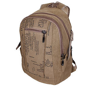 Рюкзак текстильний чоловічий Dovhani 303362-13230Beige Бежевий