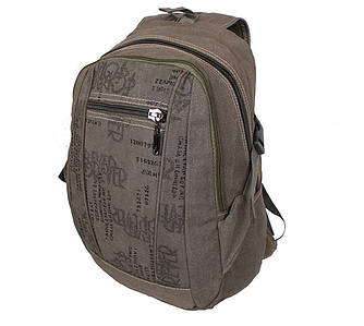 Рюкзак текстильний чоловічий Dovhani 303362-2231Khaki Хакі