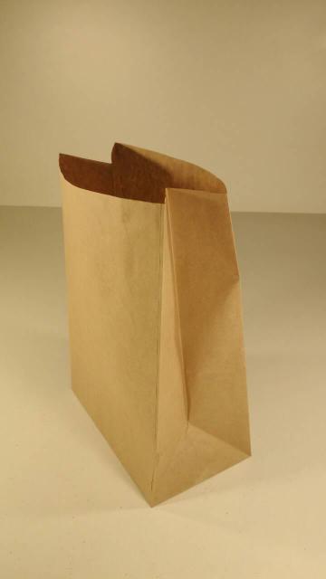 Пакет паперовий з дном 41х19х11.5 коричневий (двошаровий) №7 (25 штук)