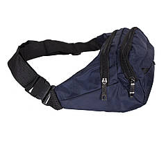 Текстильна Сумка на пояс Dovhani Q003-8DBLUE1-555 Темно-Синя, фото 4