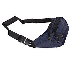 Текстильна Сумка на пояс Dovhani Q003-8DBLUE1-555 Темно-Синя, фото 5