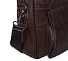 Чоловіча шкіряна сумка Dovhani GR009DBROWN-111 Коричнева, фото 8