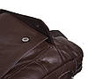 Чоловіча шкіряна сумка Dovhani GR009DBROWN-111 Коричнева, фото 10
