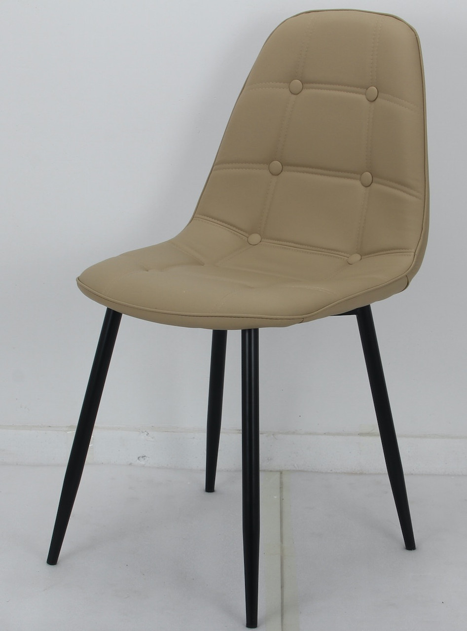 Стілець ALEX METAL — BK ЕК, бежевий 06, фото 1