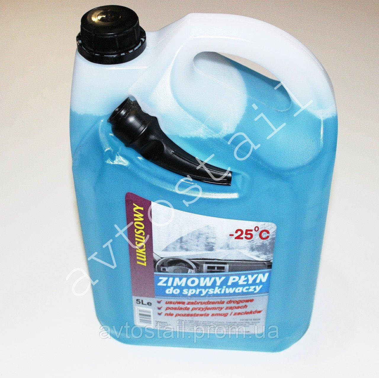 Жидкость для Стекол Зимняя -25 (5 литров пр-во Польша) - фото 2 - id-p412822239