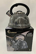 Чайник металевий GLOBALIS Мармур 3 літри