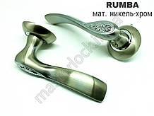 Ручка PUNTO роздільна RUMBA TL SN/CP-3 матовий нікель/хром