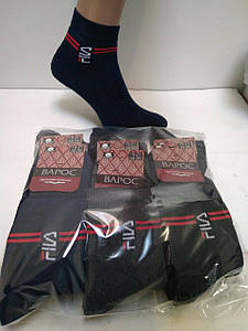Шкарпетки підліткові чоловічі повна махра "Fila" 19-21 р. (Зимові) Варос