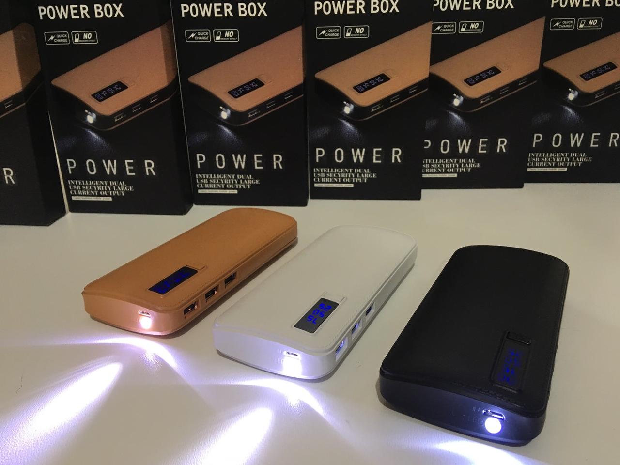 Зовнішній акумулятор Power Bank повербанк PC48 30000 mAh на 3 USB з ліхтариком Лучшая цена