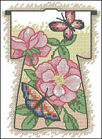 Набор для вышивки крестиком "Цветочное кимоно"