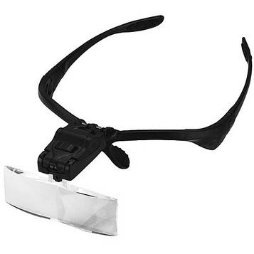 Лупа налобна Kromatech MG9892B 3.5x (окуляри) з підсвіткою (2 LED) арт. 23091b004