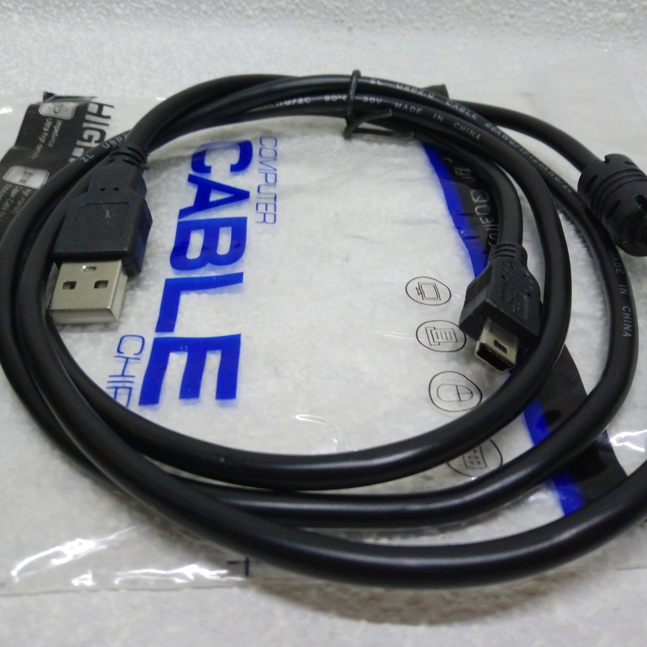 Провід зарядки телефону USB - Mini USB (100см)