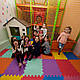 Дитячий килим для повзання. Килим-пазл 50х50х1см., фото 4