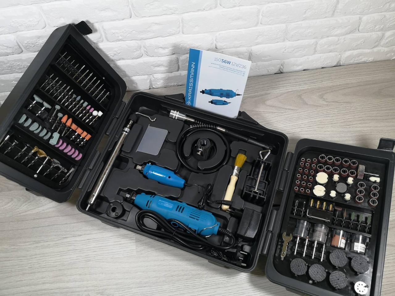 Гравіювальний інструмент KRAISSMANN 150 SGW 12V236(2 гравери)®, фото 1