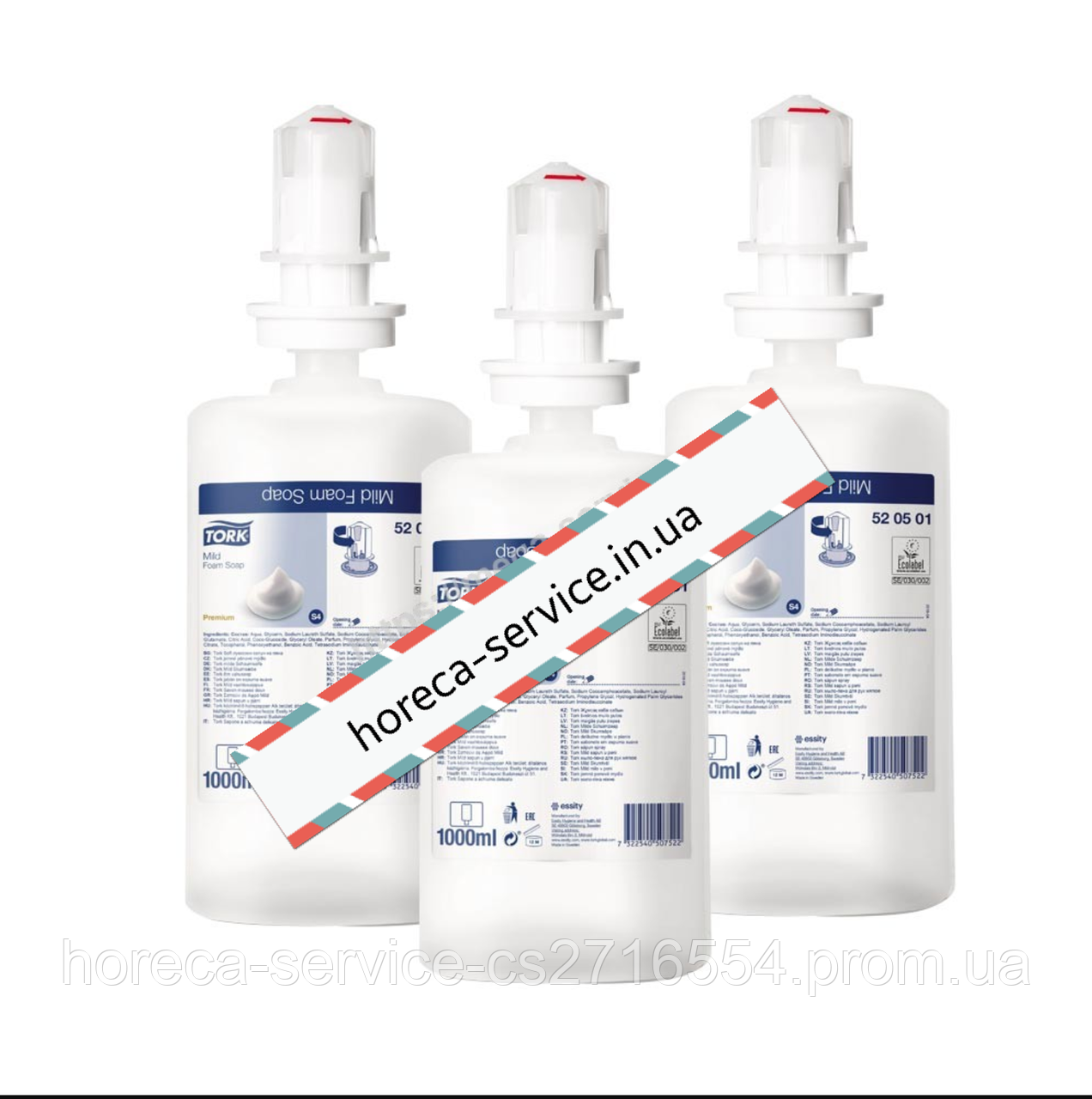 Tork Premium мило-піна для рук 1 л безбарвне S4, фото 1