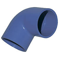 Колено 90 градусов ПВХ LIANSU синее диаметр 110 мм