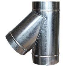 Трійник оцинкований 1000х1000х1000 /45 ВК, фото 1