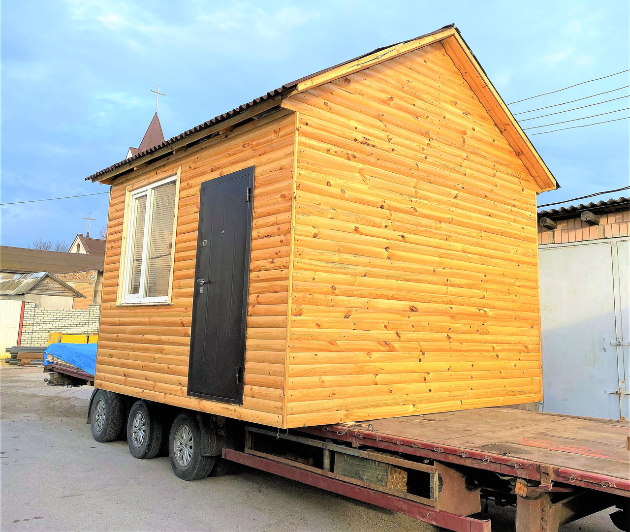 Деревянный утеплённый каркасно-щитовой готовый дачный дом с доставкой. Строительство, проектирование, кредит - фото 9 - id-p1075474508