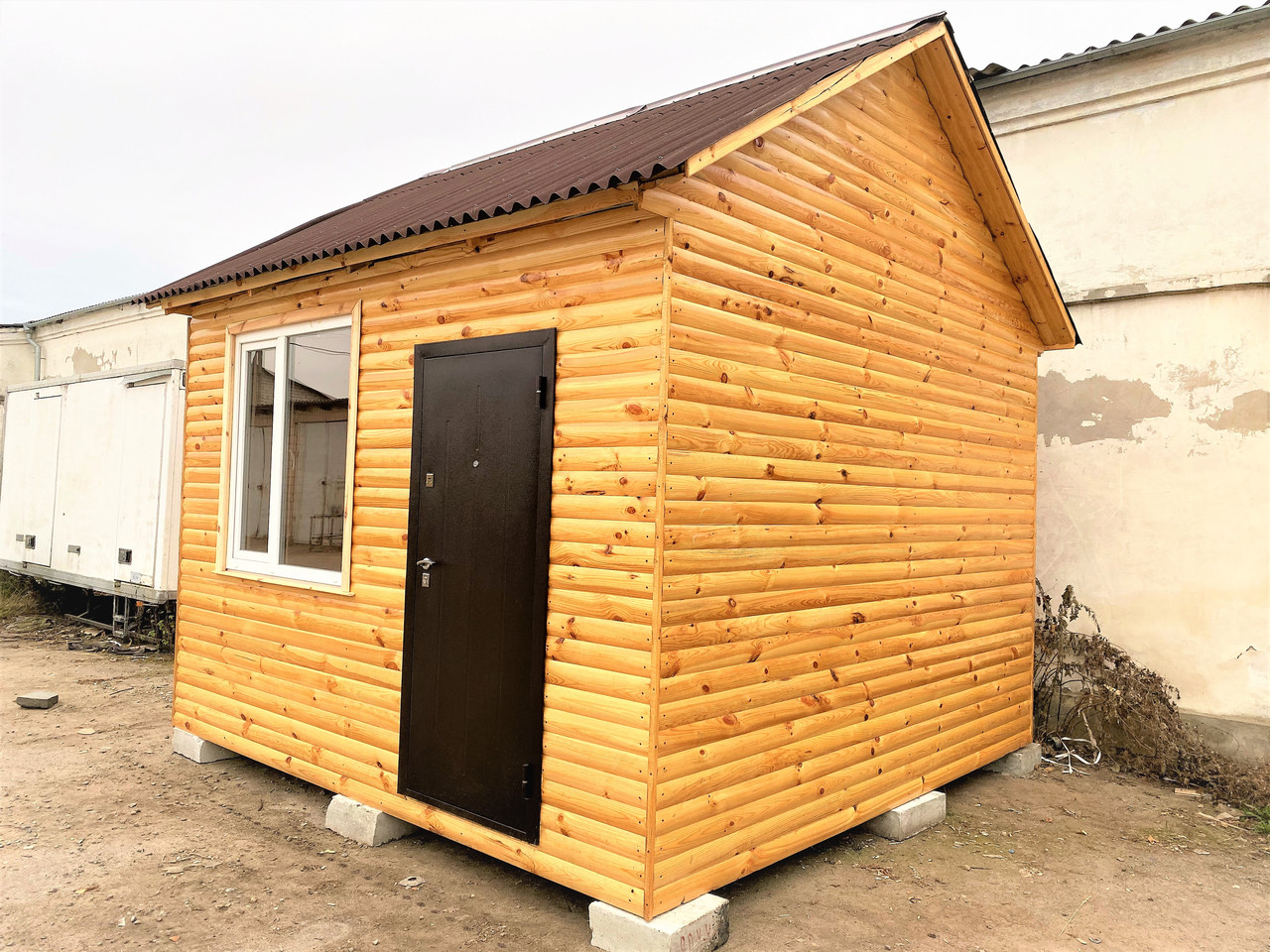 Деревянный утеплённый каркасно-щитовой готовый дачный дом с доставкой. Строительство, проектирование, кредит - фото 4 - id-p1075474508