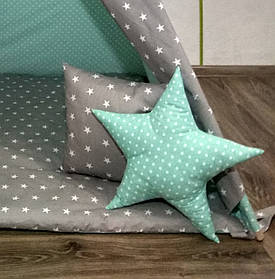 Подушка зірочка ( В КОЛІР ВАШЕГО ВІГВАМУ)