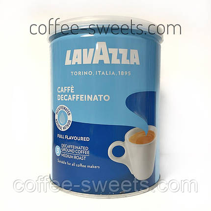 Кава мелена Lavazza Decaffeinato 250 г., фото 1