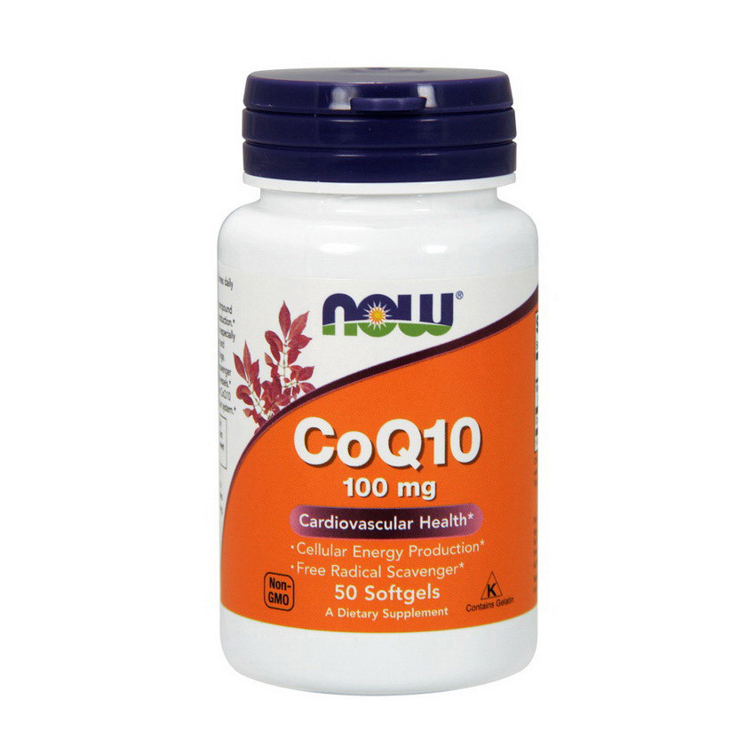 Кофермент CoQ10 100mg 50 гелевих капсул