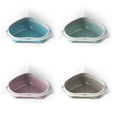 Туалет для котів кутовий Shuttle,49x40x17,5 см, GeorPlast