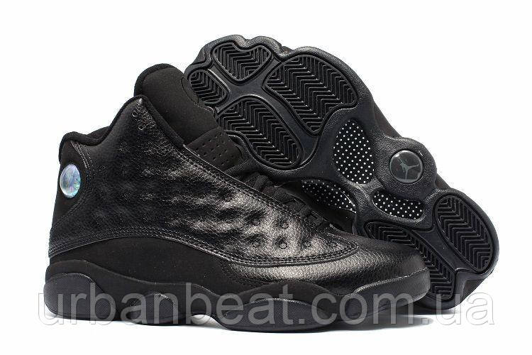 Чоловічі баскетбольні кросівки Jordan 13 Retro All Black (Розмір 42)