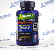 Хондропротектор Puritans Pride Glucosamine Chondroitin Triple Strength, 60 таб