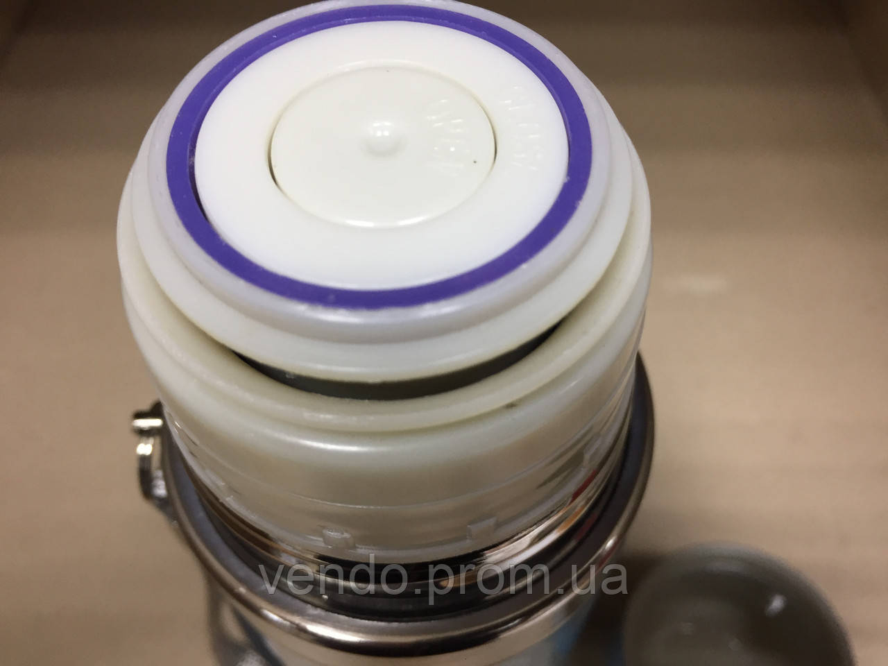 Термос питьевой с держателем Свинка Пеппа 500 мл / голубой - фото 3 - id-p1075549311