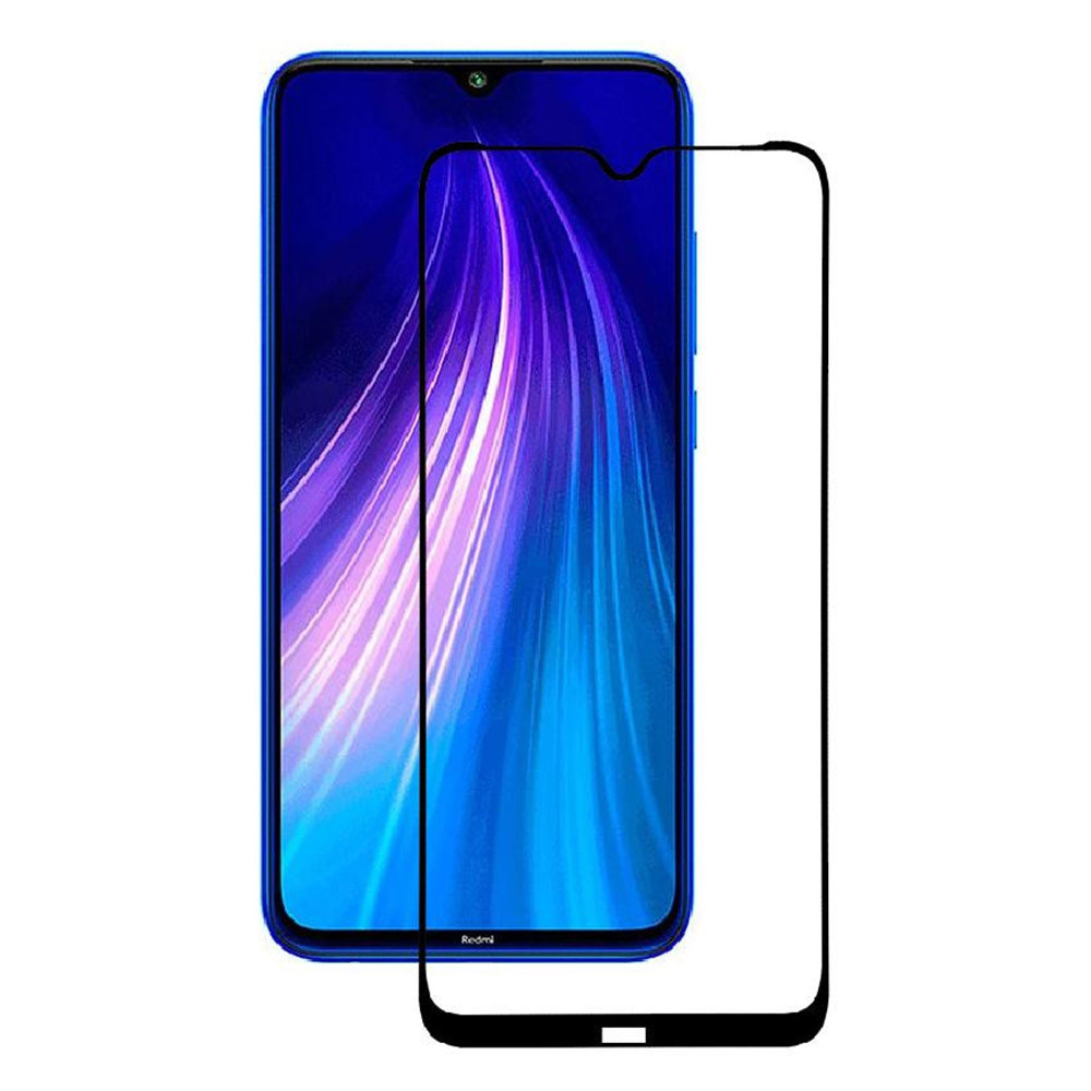 Захисне скло Full Screen Full Glue 5D Tempered Glass для Xiaomi Redmi Note 8 / Redmi Note 8 2021, Black