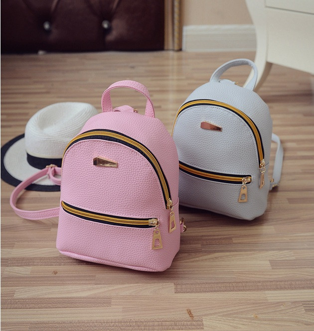 Женский небольшой стильный модный рюкзак мини рюкзачок сумочка - фото 8 - id-p1075572022