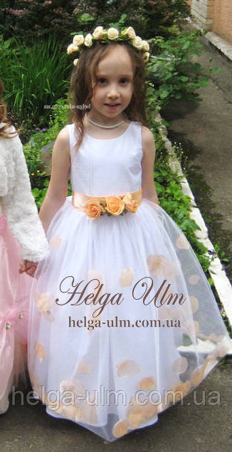 Святкова сукня "Пелюстки" 116-122. Прокат у Львові, фото 1