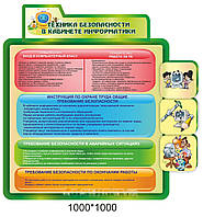 Стенд для інформатики "Тіхніка безпеки в кабінеті інформатики"