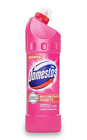 Засіб для чищення та дезінфекції туалету Domestos Доместос Рожевий шторм 1 л.