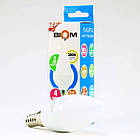 Світлодіодна лампа Biom BT-549 C37 4W E14 3000 К матова, фото 3