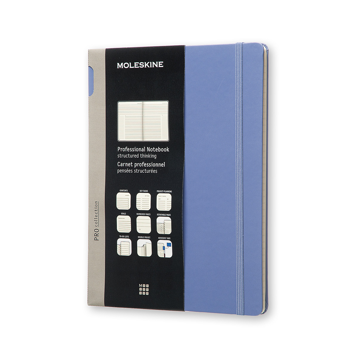 Блокнот Moleskine PRO великий 19x25 см 192 сторінки Лаванда (8051272891393)