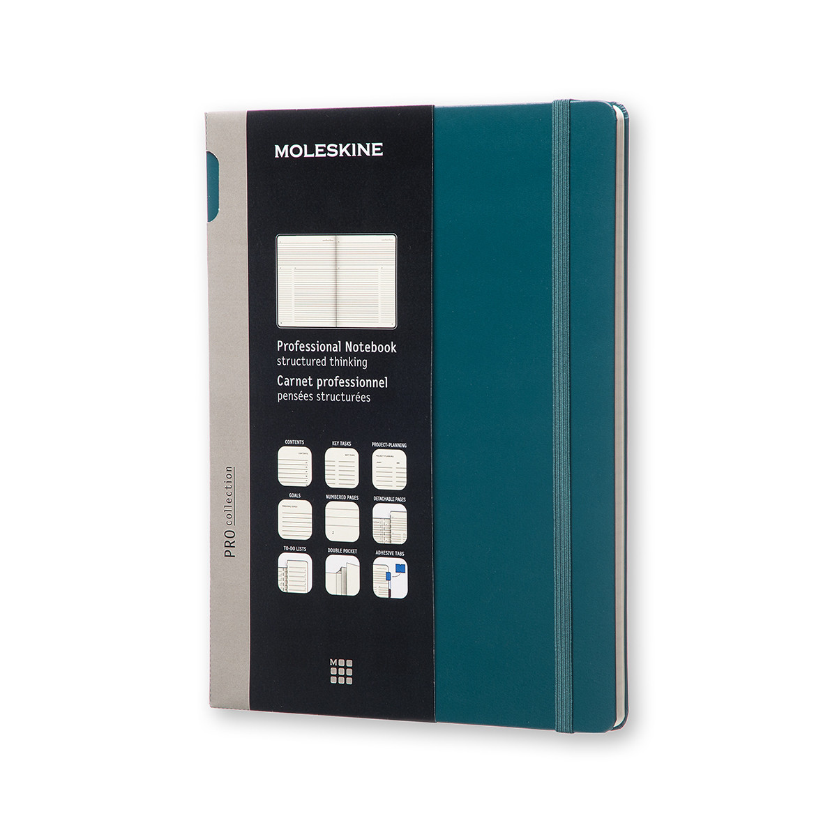 Блокнот Moleskine PRO великий 19x25 см 192 сторінки Шавлія (8051272891362)
