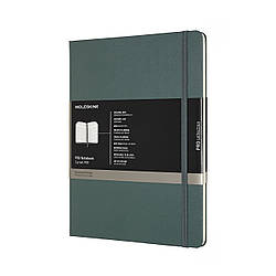 Блокнот Moleskine PRO великий 19x25 см 192 сторінки в лінію Лісовий Зелений (8058647620817)